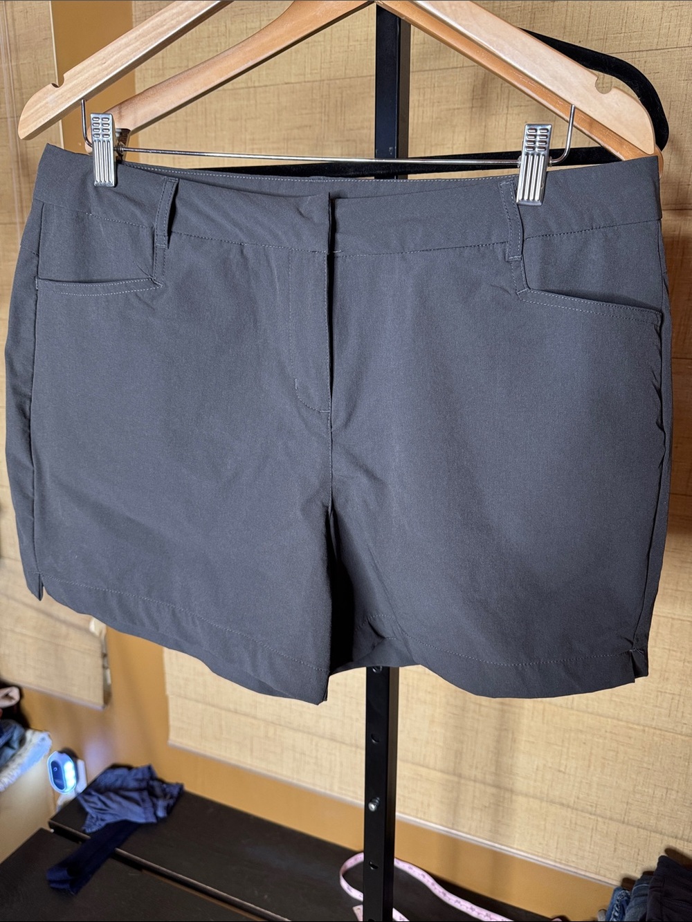 Willit Golf Stretch Shorts Size 14 Gray UPF 50+ Quick Dry Hiking Travel - Picture 5 of 11